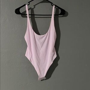 lululemon athletica Light Pink Scoop-Back One-Piece Bodysuit